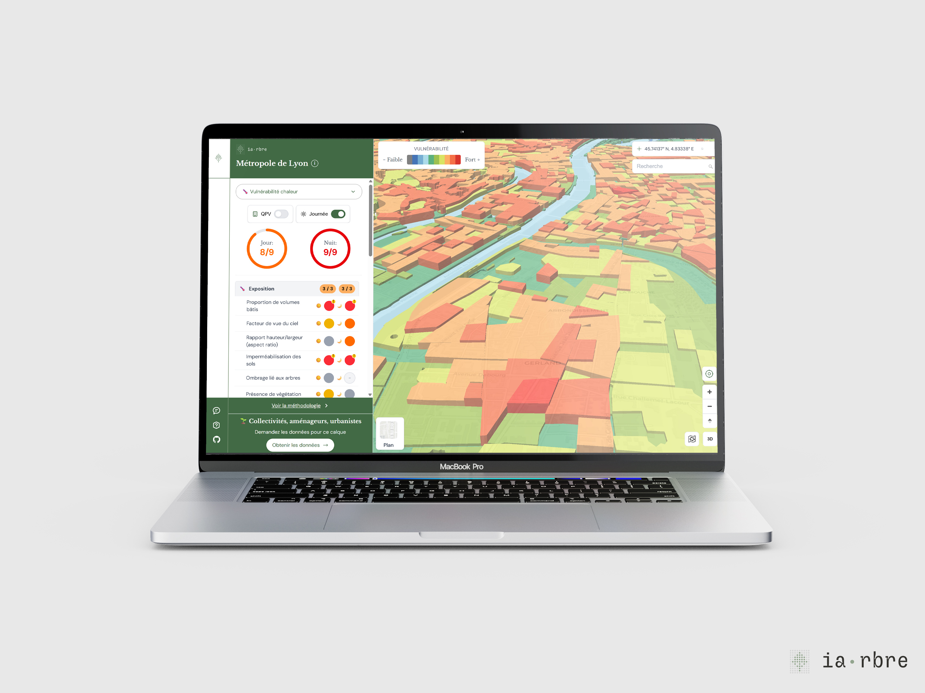 Calque de Vulnérabilité à la chaleur