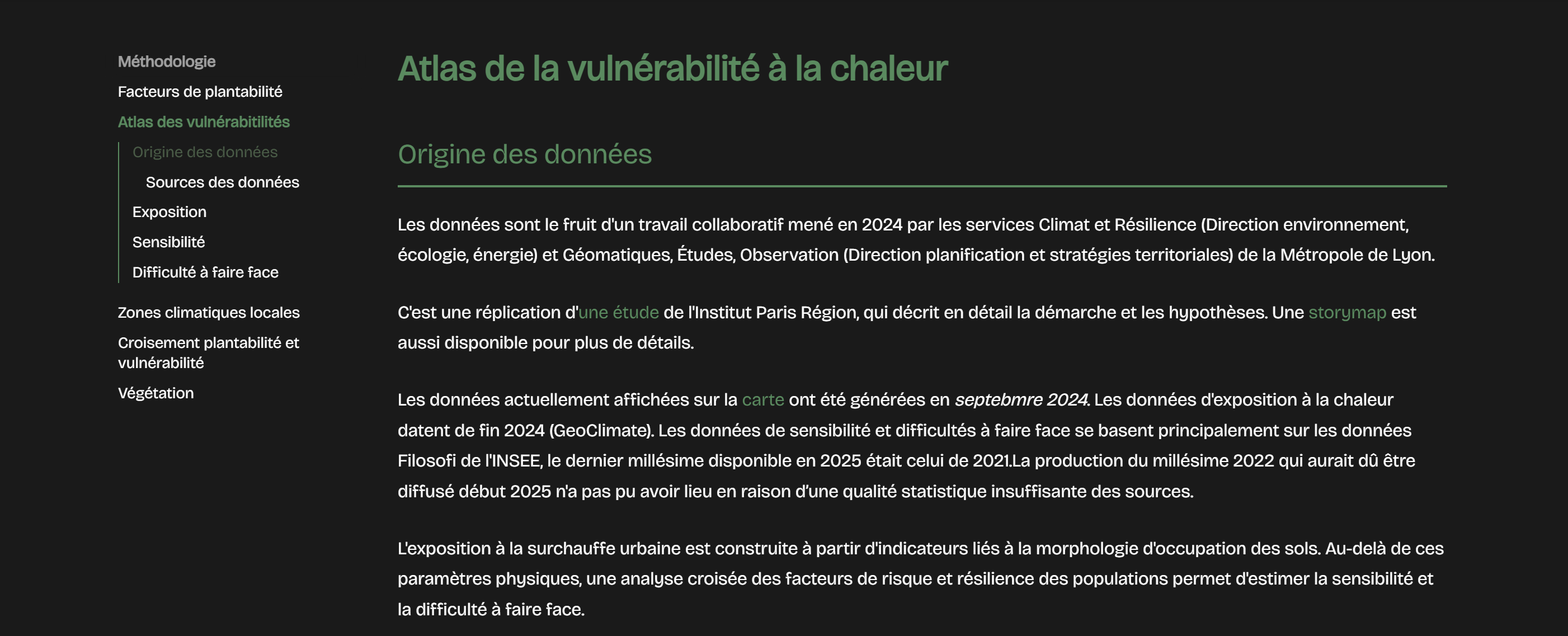 Méthodologie des créations des calques