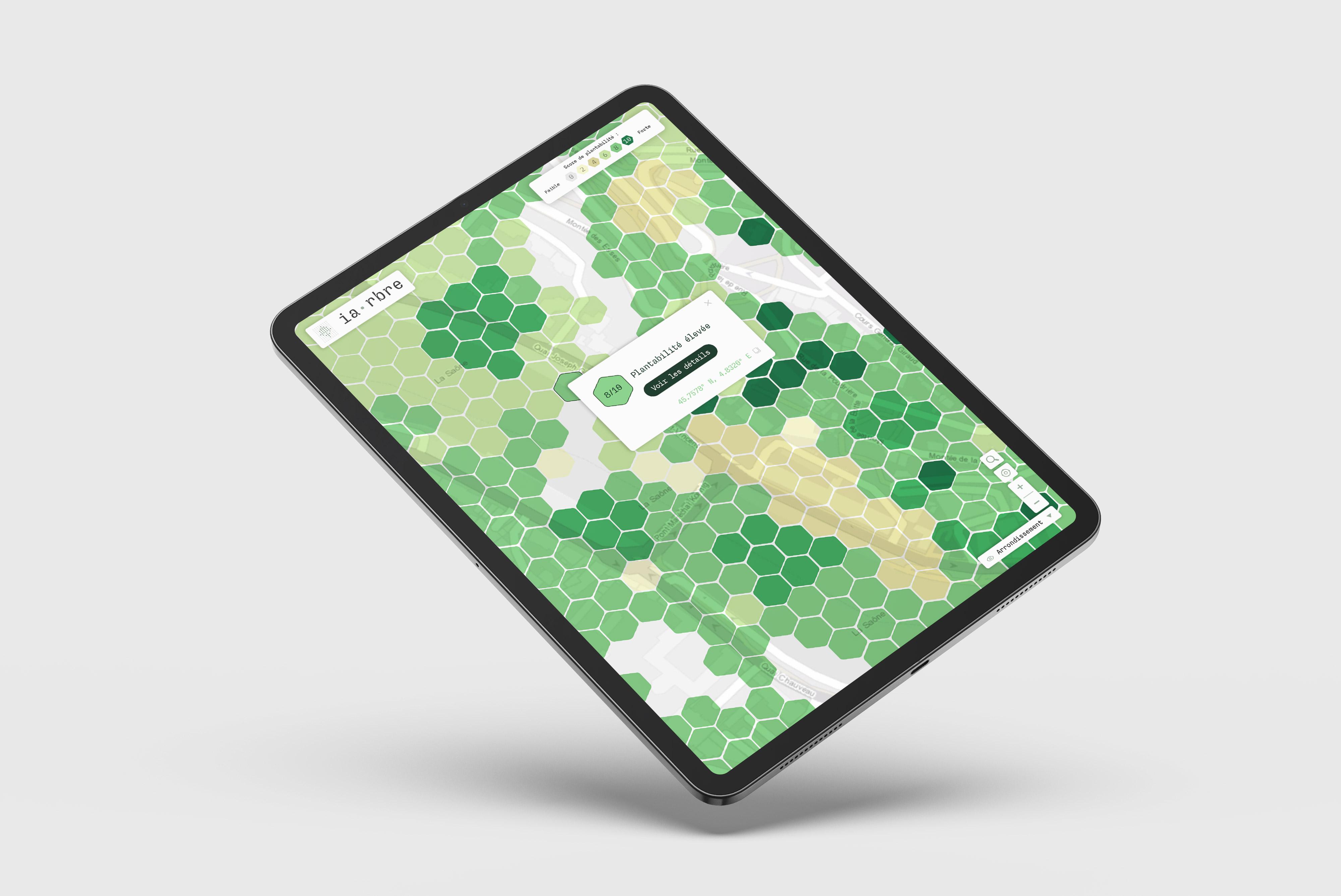 Mockup du projet IA.rbre