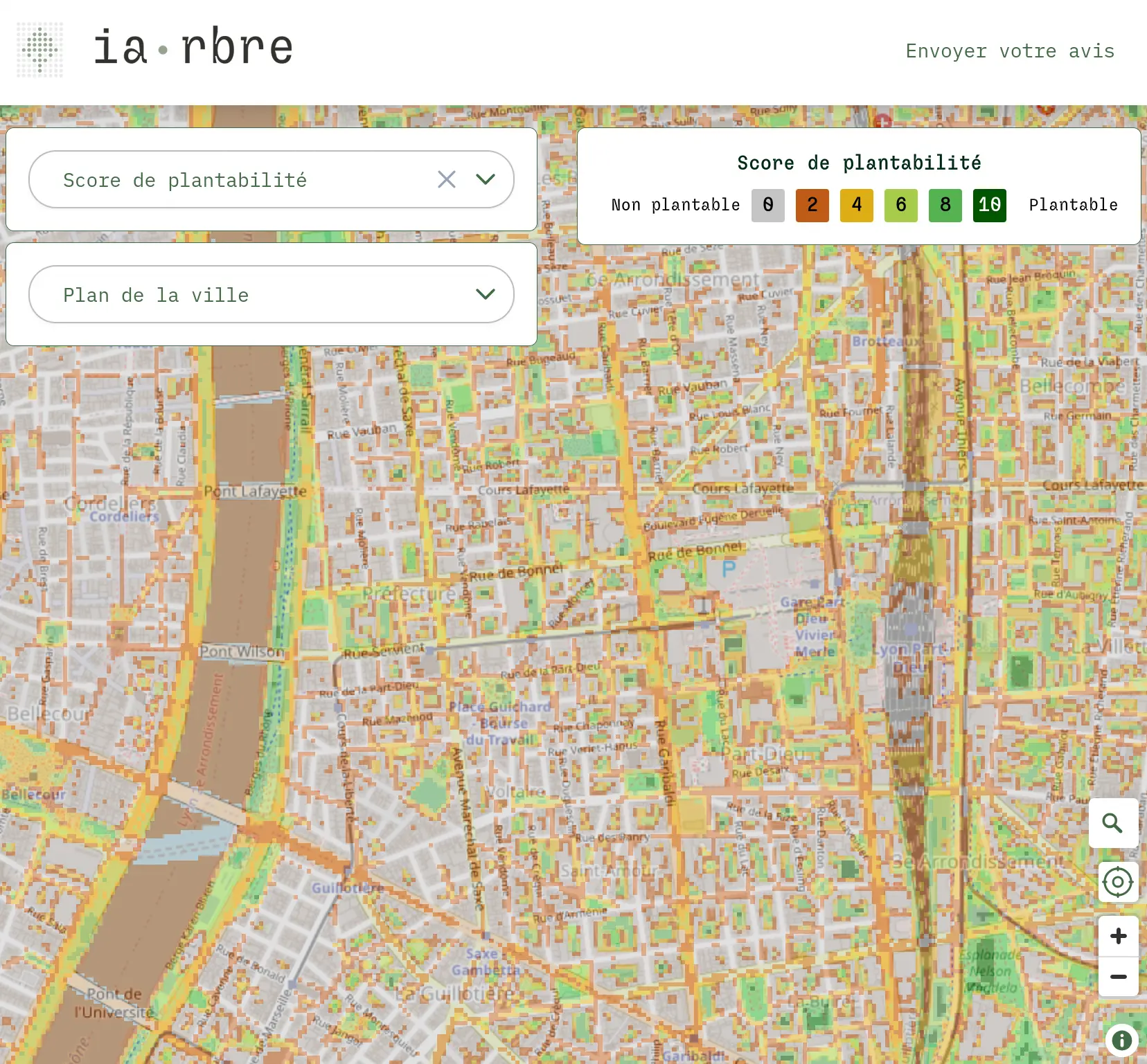 Mockup du projet IA.rbre